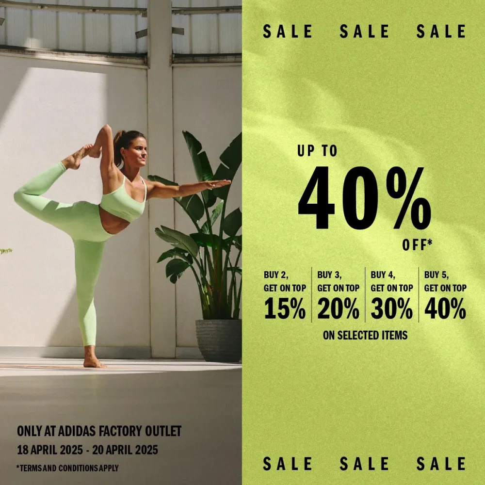 ช้อปต่อไม่ต้องพัก มารับส่วนลดกันไปอีกสูงสุด 40%*