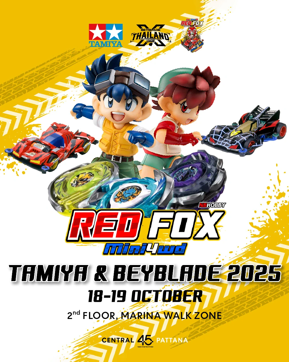 Central Marina Outlet Tamiya & Beyblade X 2025 @ศูนย์การค้าเซ็นทรัล มารีนา เอาต์เล็ต 18-19 ตุลาคม 2568